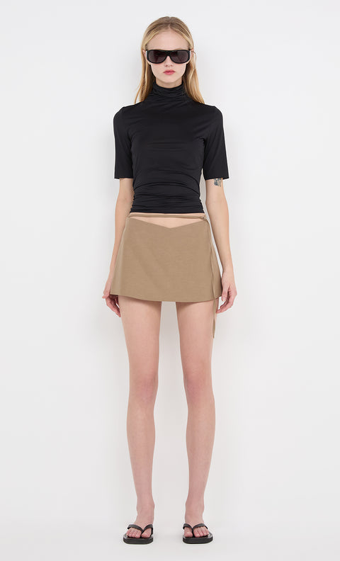 VIDA SKIVVY TOP - BLACK