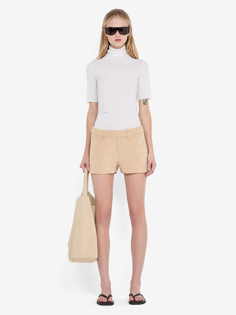 LYON MINI SHORT - NOUGAT
