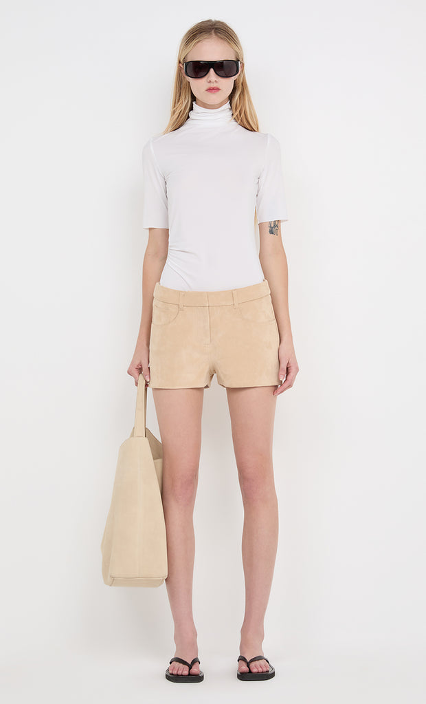 LYON MINI SHORT - NOUGAT
