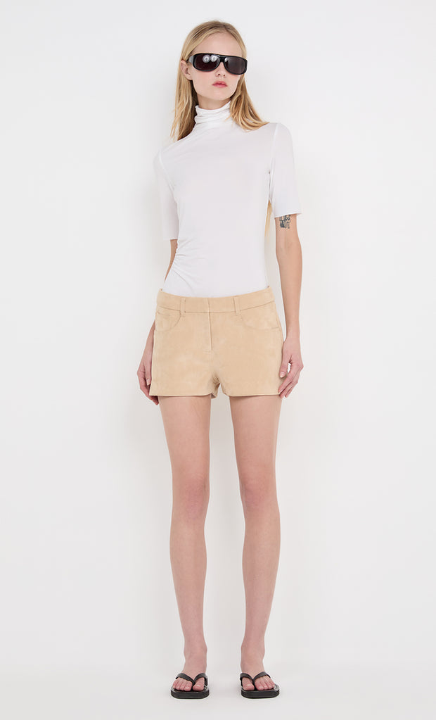 LYON MINI SHORT - NOUGAT