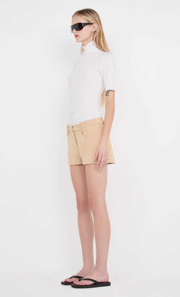 LYON MINI SHORT - NOUGAT