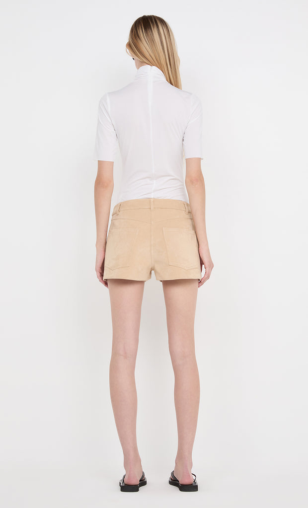 LYON MINI SHORT - NOUGAT