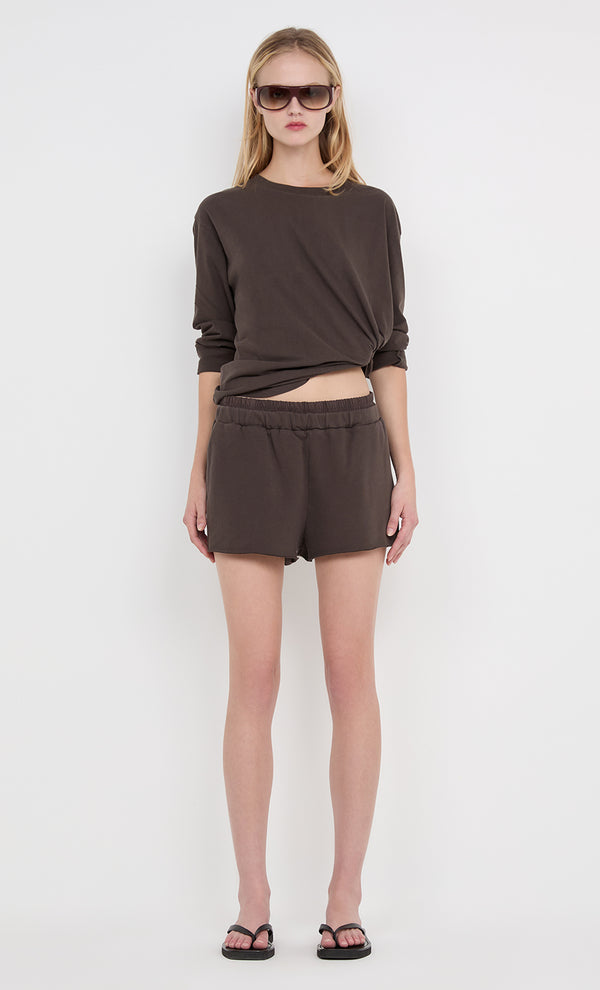 JORJA SHORT - DARK CHOCOLATE