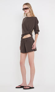 JORJA SHORT - DARK CHOCOLATE