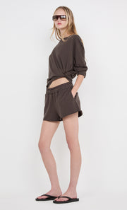 JORJA SHORT - DARK CHOCOLATE