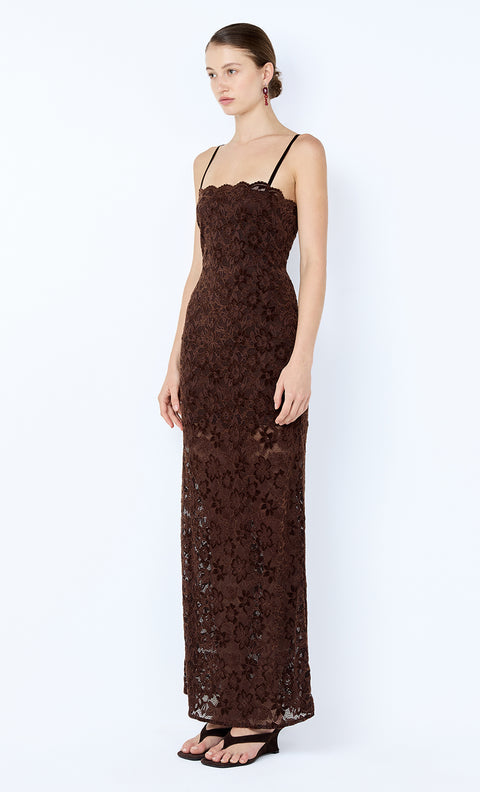 PAMELA MAXI DRESS - CHOC