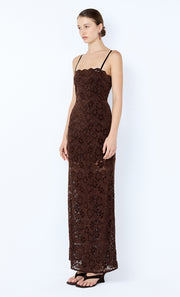 PAMELA MAXI DRESS - CHOC