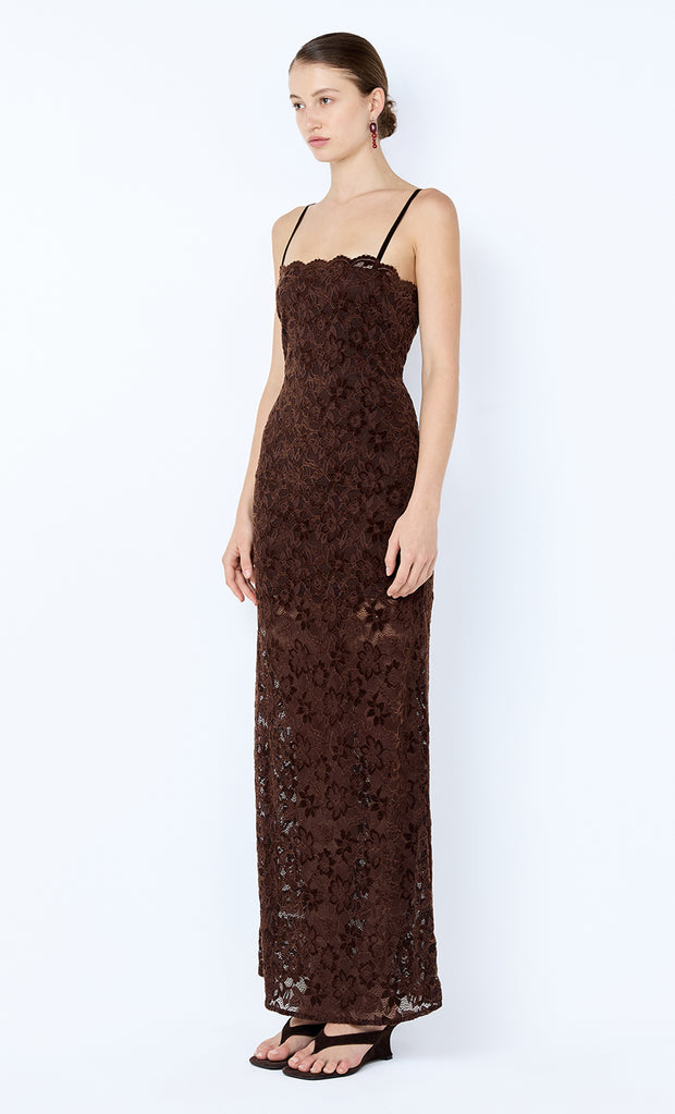 PAMELA MAXI DRESS - CHOC