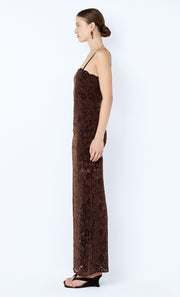 PAMELA MAXI DRESS - CHOC