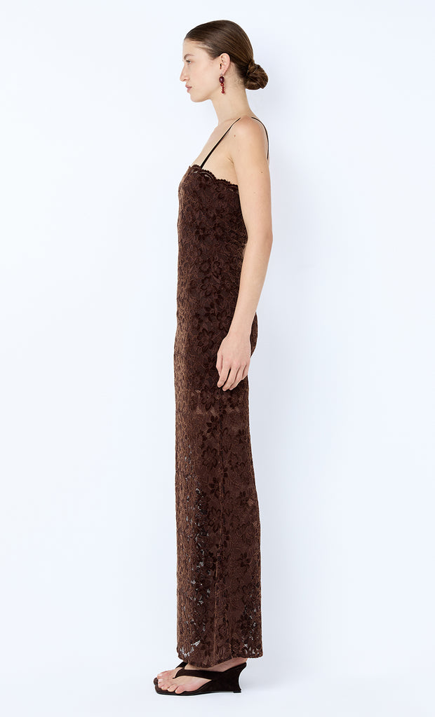 PAMELA MAXI DRESS - CHOC