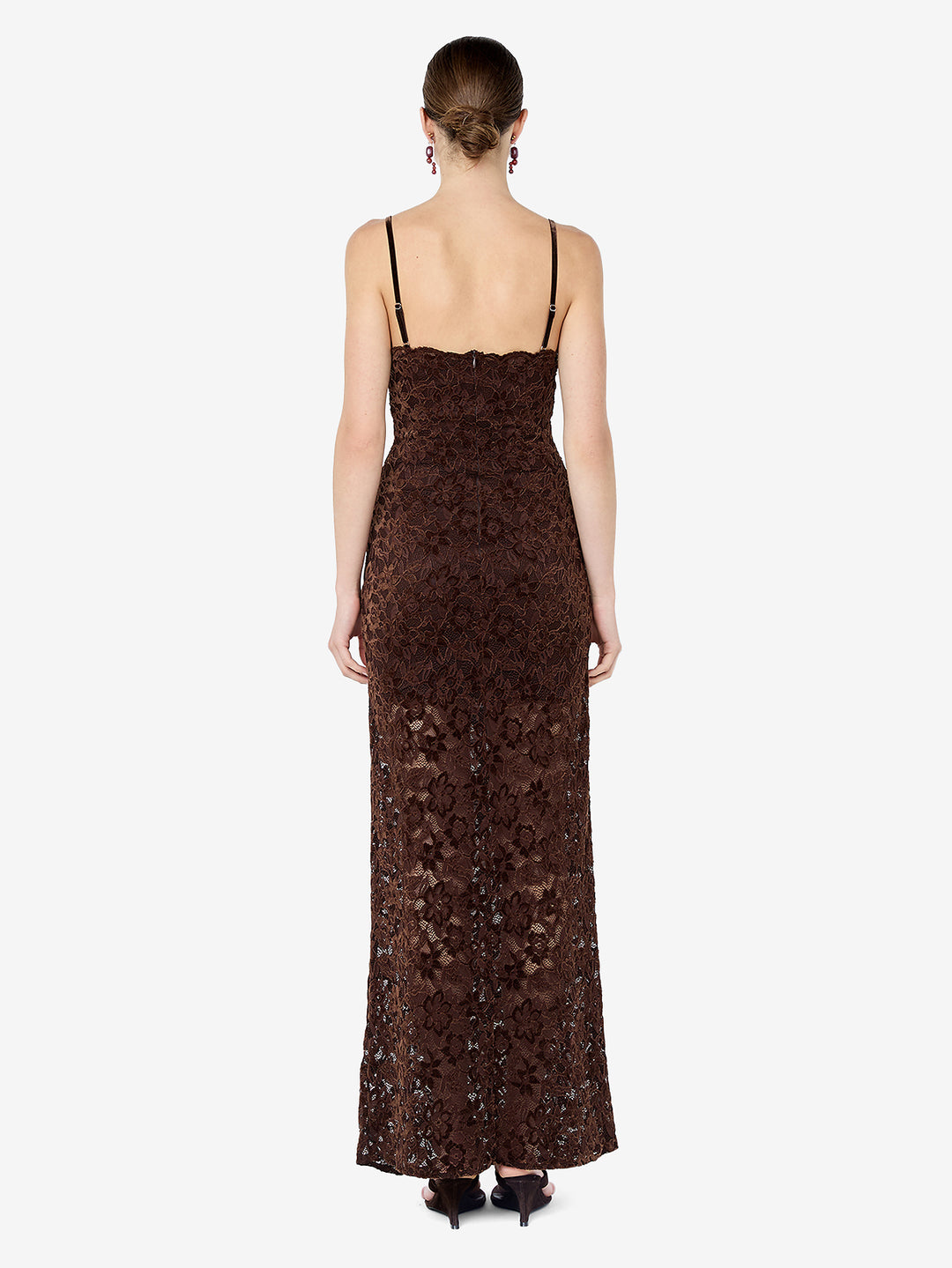 PAMELA MAXI DRESS - CHOC 12 PAMELA MAXI DRESS - CHOC 12