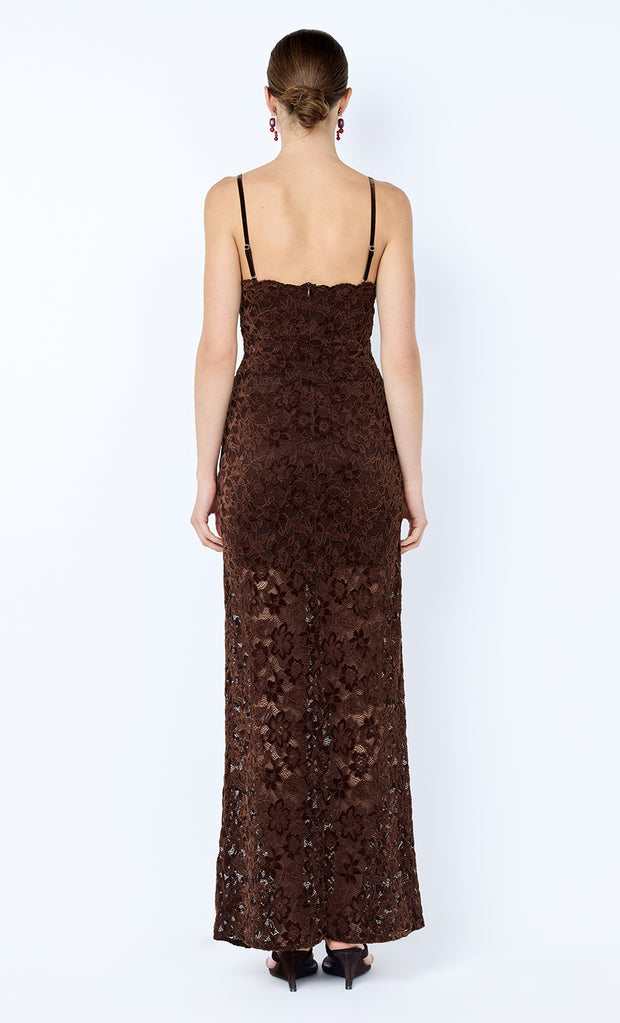 PAMELA MAXI DRESS - CHOC