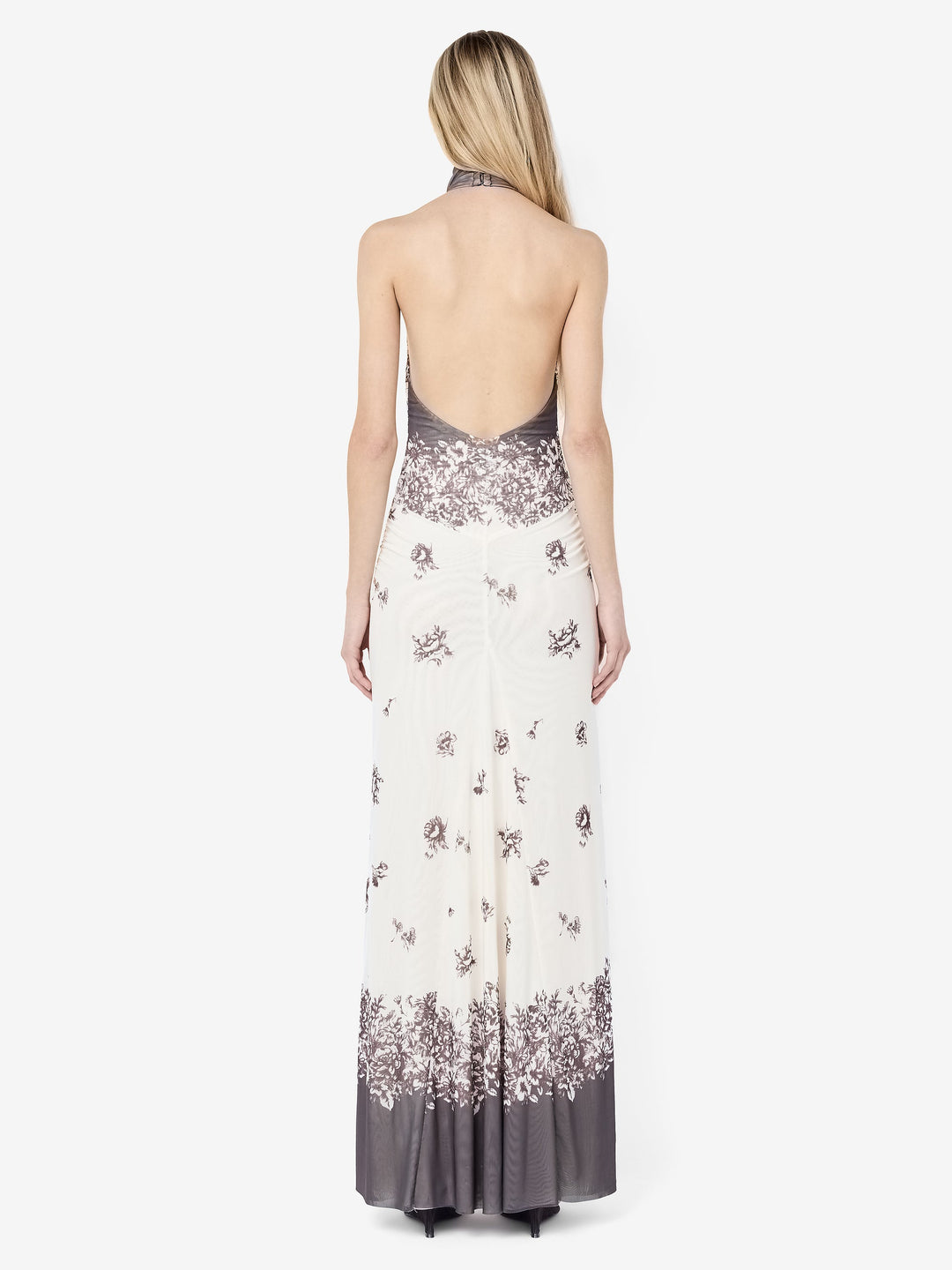 VIOLETTE RACER MAXI DRESS - CARNATION FLORAL