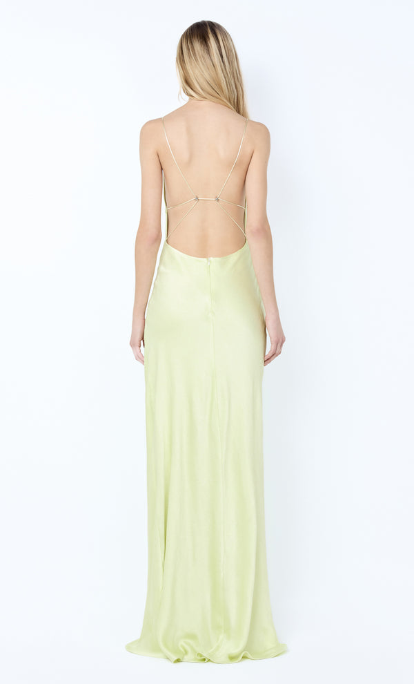 FLORENCE SCOOP MAXI DRESS - WASABI