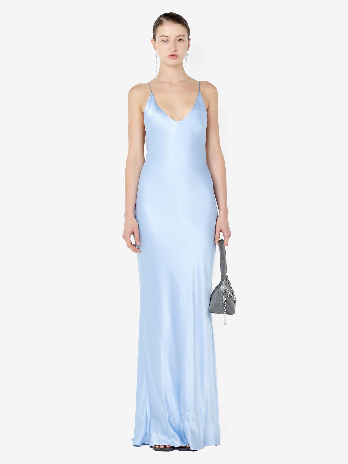 bec and bridge blue dress FLORENCE SCOOP MAXI Sizes:US 8 Elegant black dresses Photo while the dress is chic black gown
