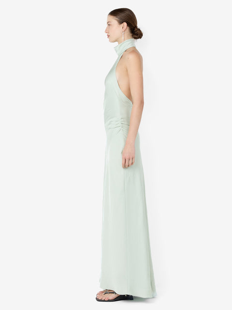 LISETTE HALTER MAXI DRESS - MINT