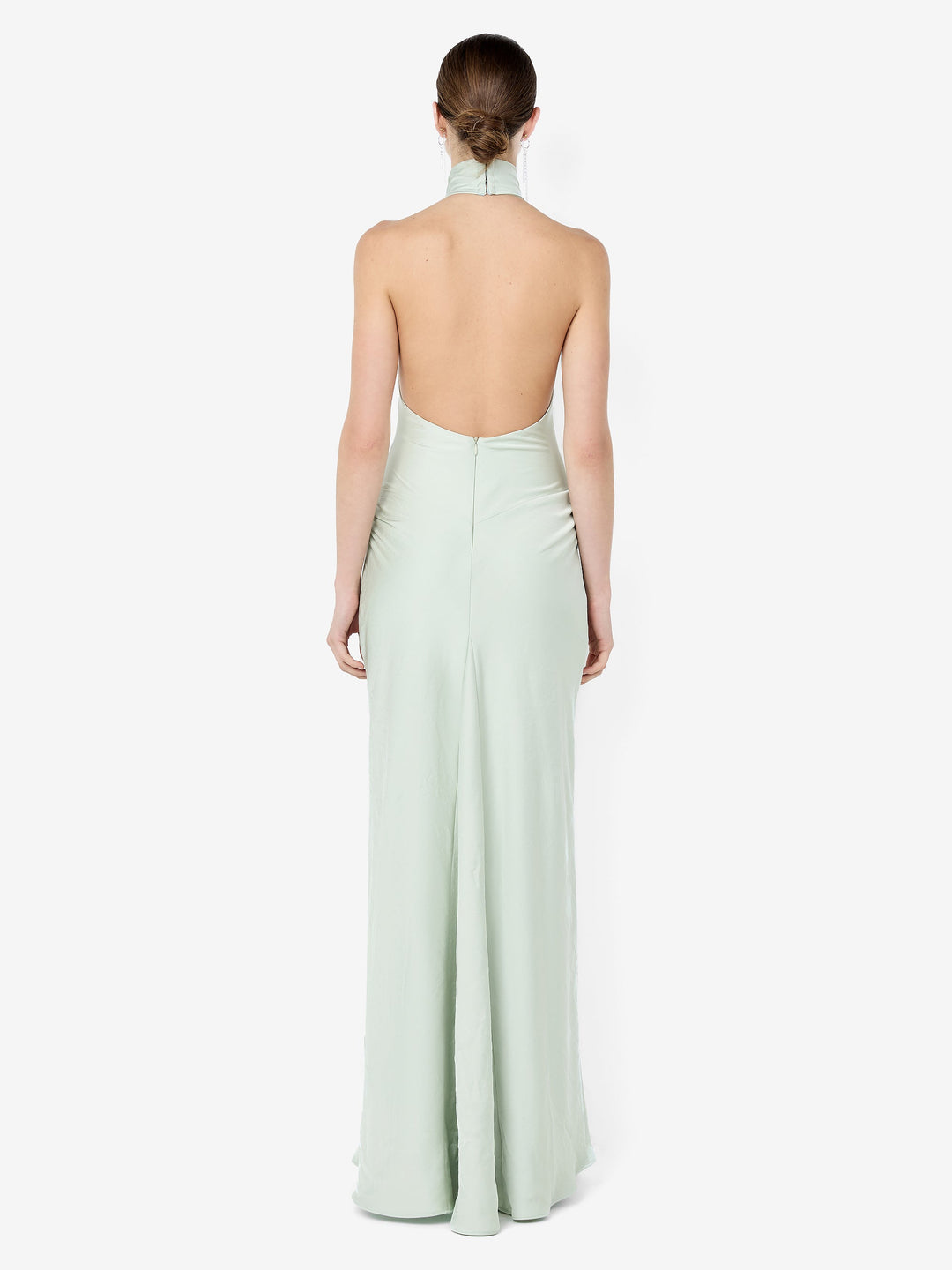 LISETTE HALTER MAXI DRESS - MINT
