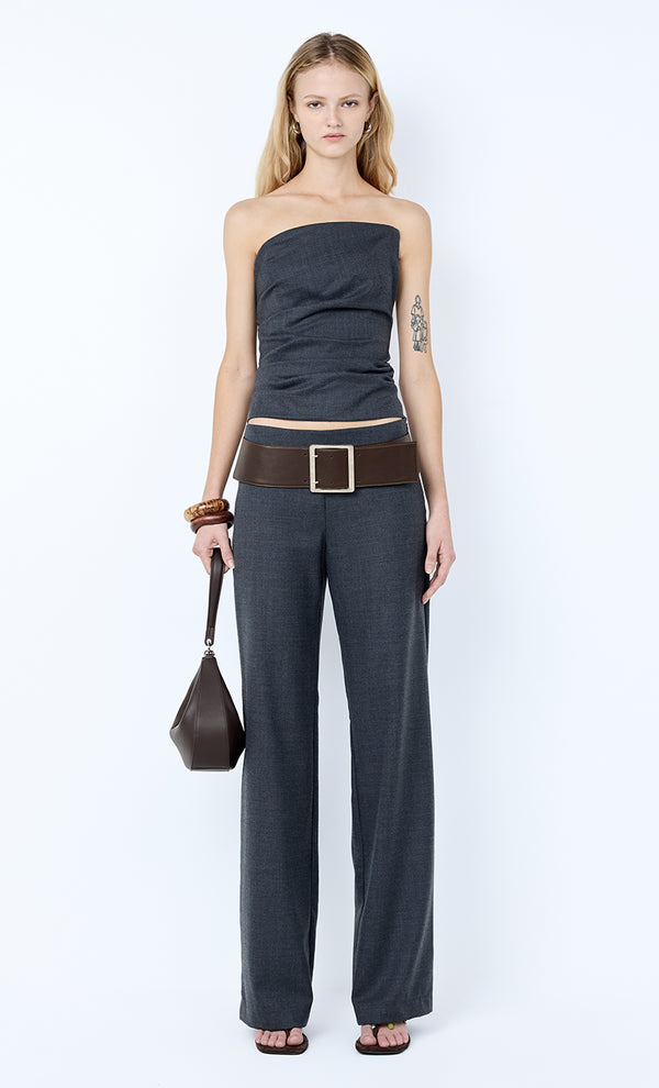 ELLIS STRAIGHT LEG PANT - CHARCOAL