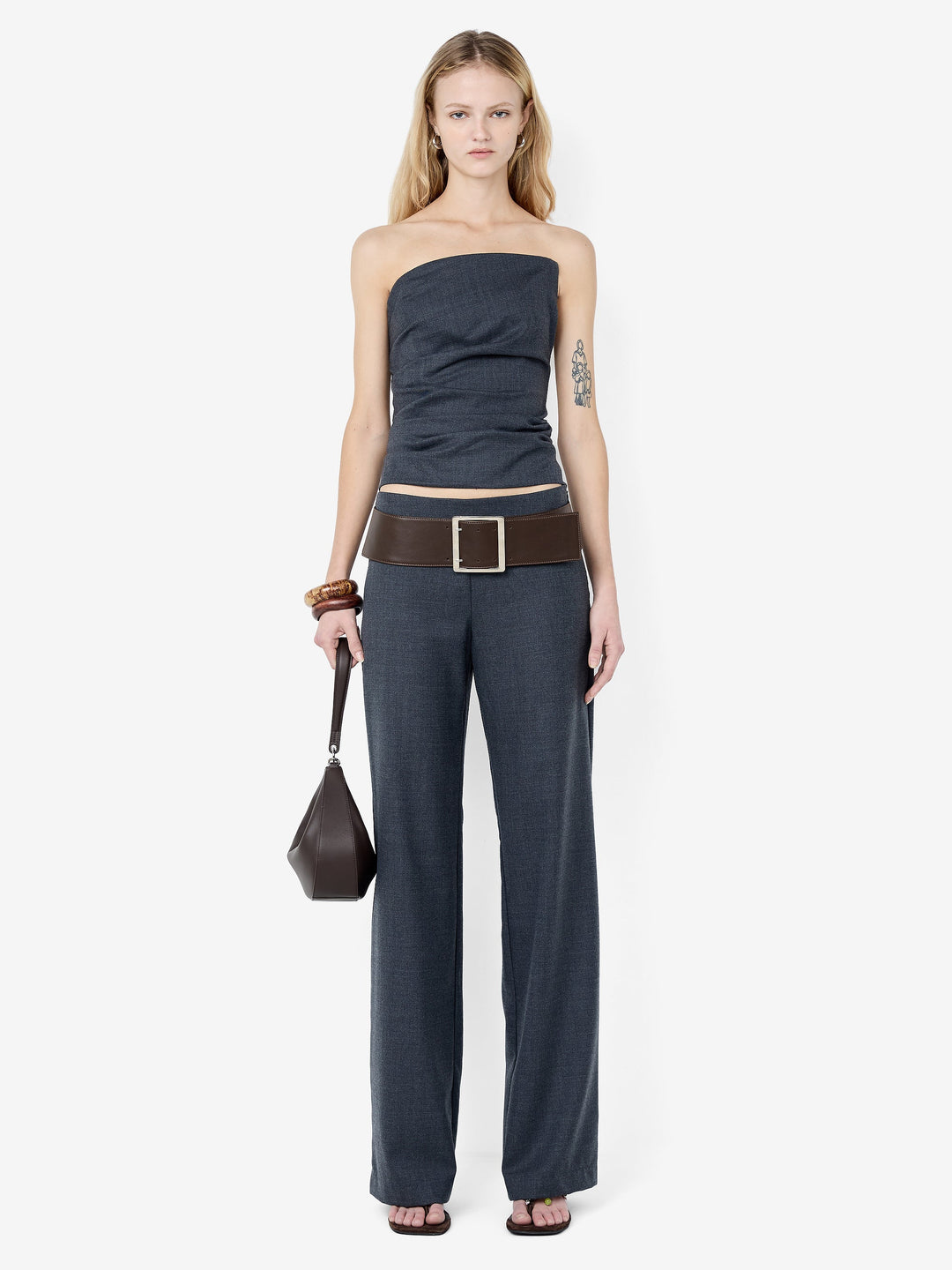ELLIS STRAIGHT LEG PANT - CHARCOAL
