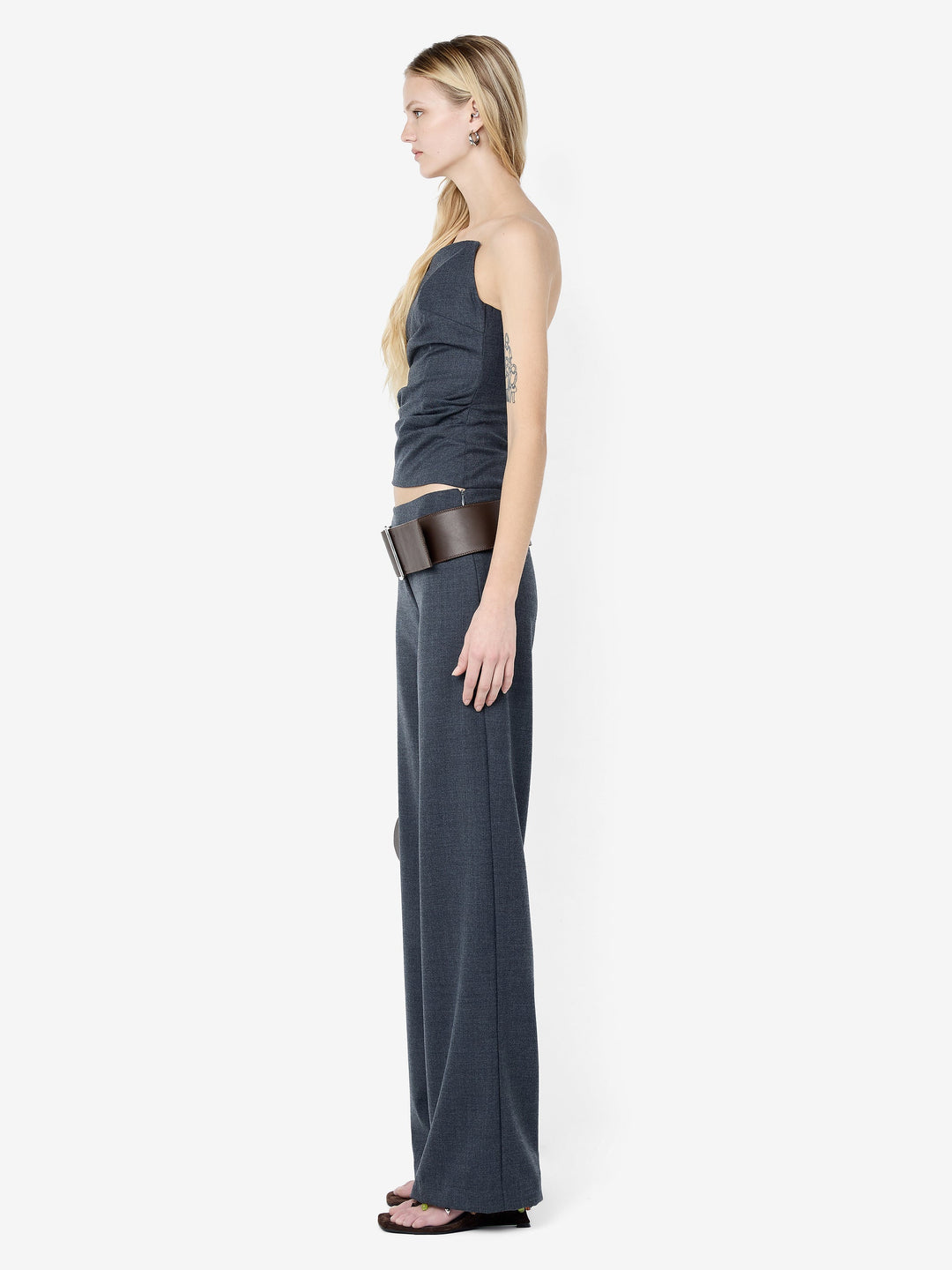 ELLIS STRAIGHT LEG PANT - CHARCOAL