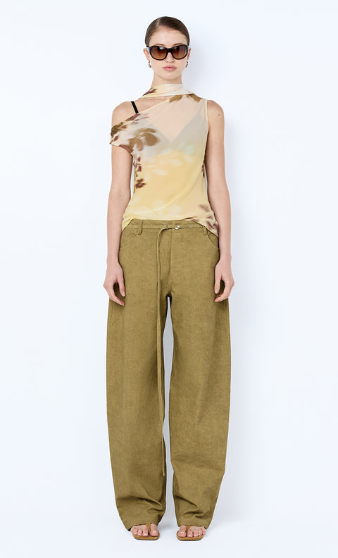 BLAISE SCARF TOP - PALMERA FLORAL