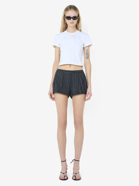 CLAUDETTE BABY TEE - WHITE
