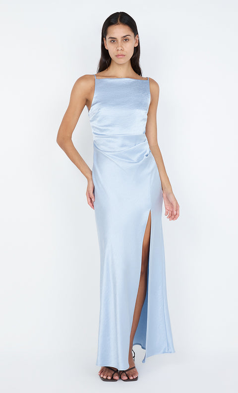 THE DREAMER MAXI DRESS - DUSTY BLUE