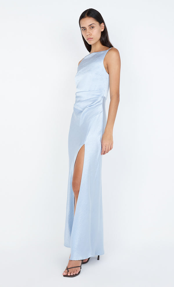 THE DREAMER MAXI DRESS - DUSTY BLUE