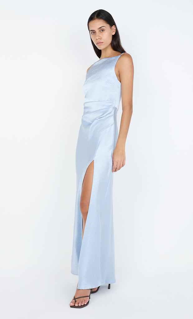 THE DREAMER MAXI DRESS - DUSTY BLUE