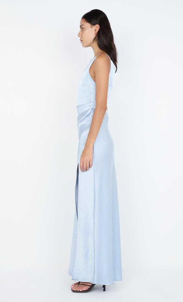 THE DREAMER MAXI DRESS - DUSTY BLUE