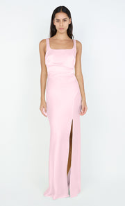 THE DREAMER SQUARE NECK DRESS - POWDER PINK