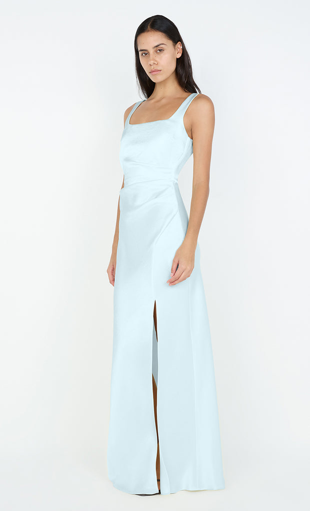 THE DREAMER SQUARE NECK DRESS - ARCTIC BLUE