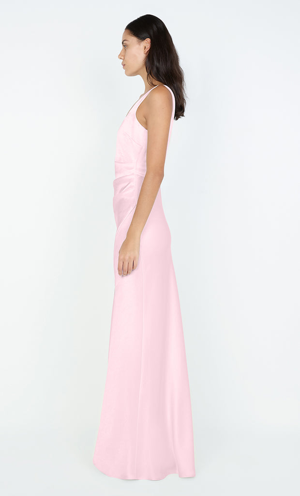 THE DREAMER SQUARE NECK DRESS - POWDER PINK