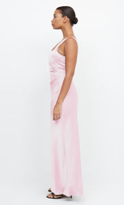 THE DREAMER SQUARE NECK DRESS - POWDER PINK