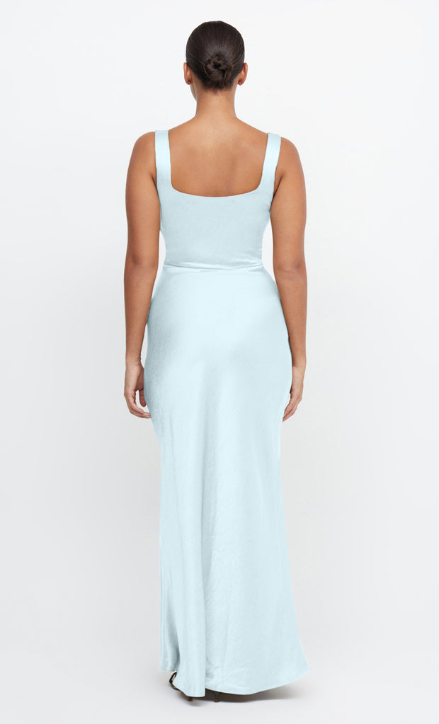 THE DREAMER SQUARE NECK DRESS - ARCTIC BLUE