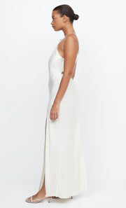 ADORE HALTER MAXI DRESS - CREAM