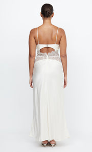 Celine Maxi Bridal Dress Lace Detail in White Ivory by Bec + Bridge