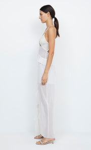 PARADISE CUT OUT MAXI DRESS - IVORY