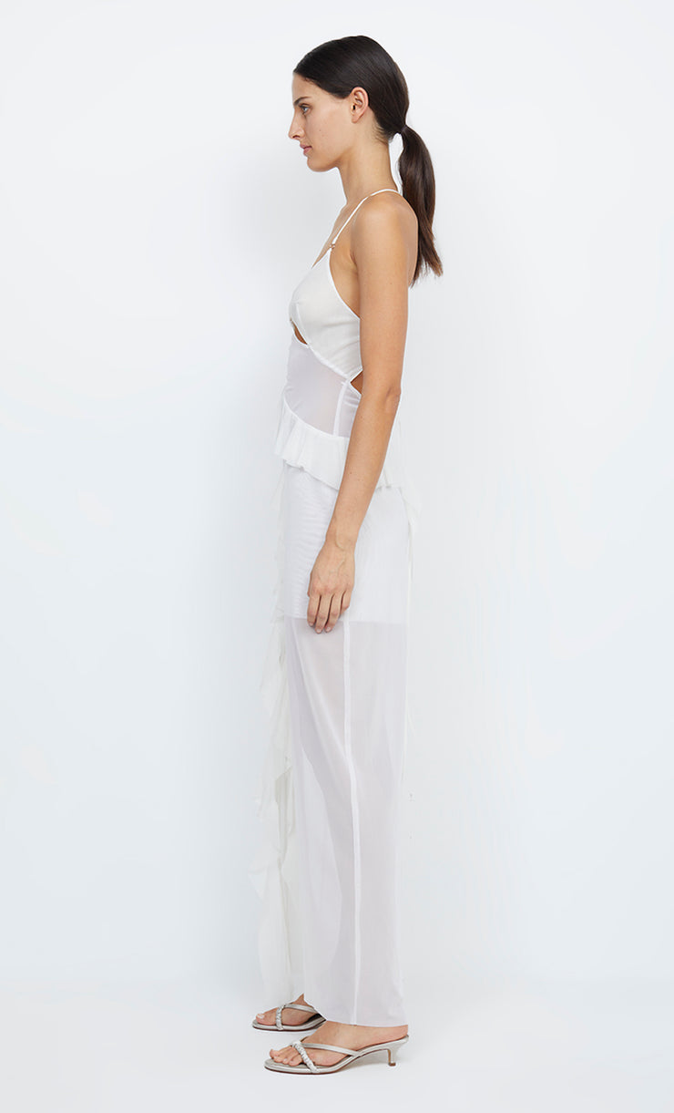 PARADISE CUT OUT MAXI DRESS - IVORY