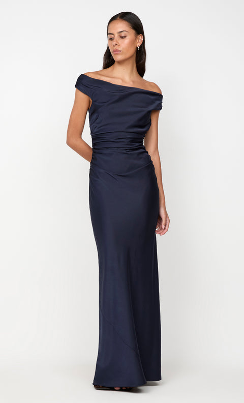 ETERNITY OFF SHOULDER MAXI - INK