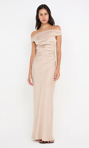 ETERNITY OFF SHOULDER MAXI - SAND