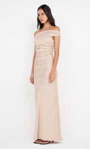 ETERNITY OFF SHOULDER MAXI - SAND