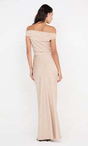 ETERNITY OFF SHOULDER MAXI - SAND