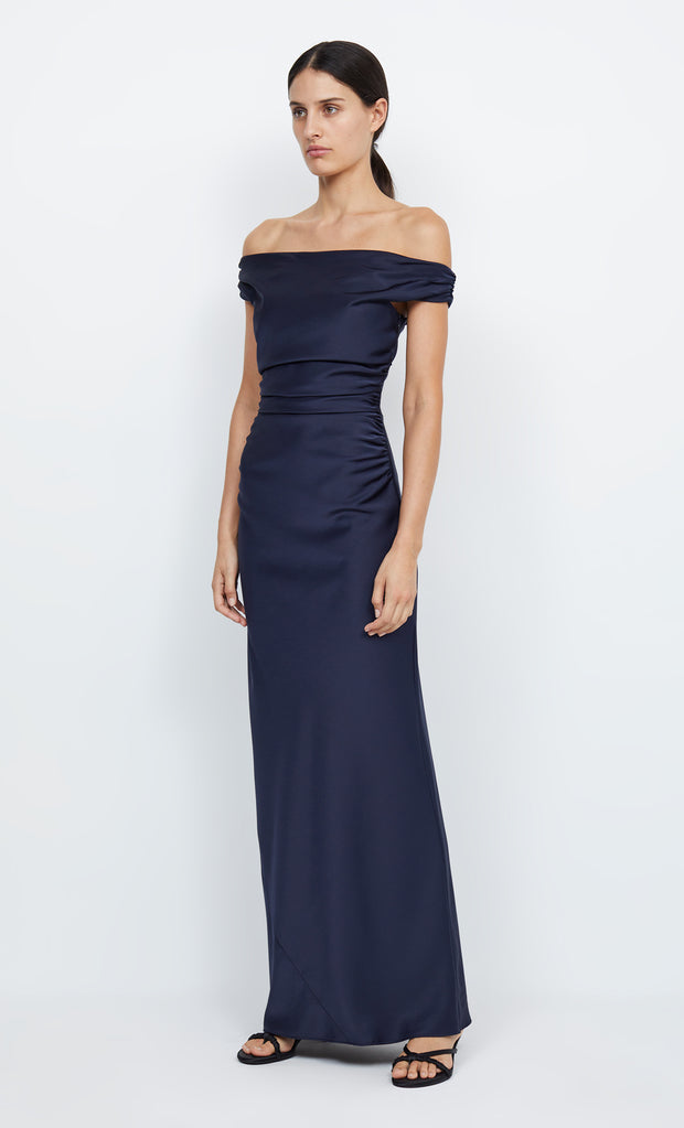 ETERNITY OFF SHOULDER MAXI - INK