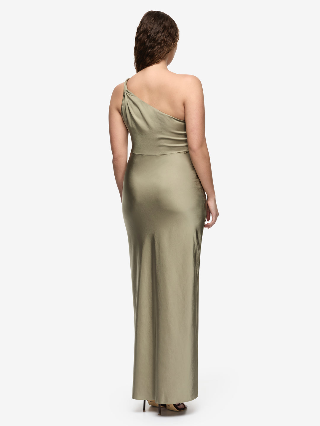 LUNETTA ASYM DRESS - SAGE