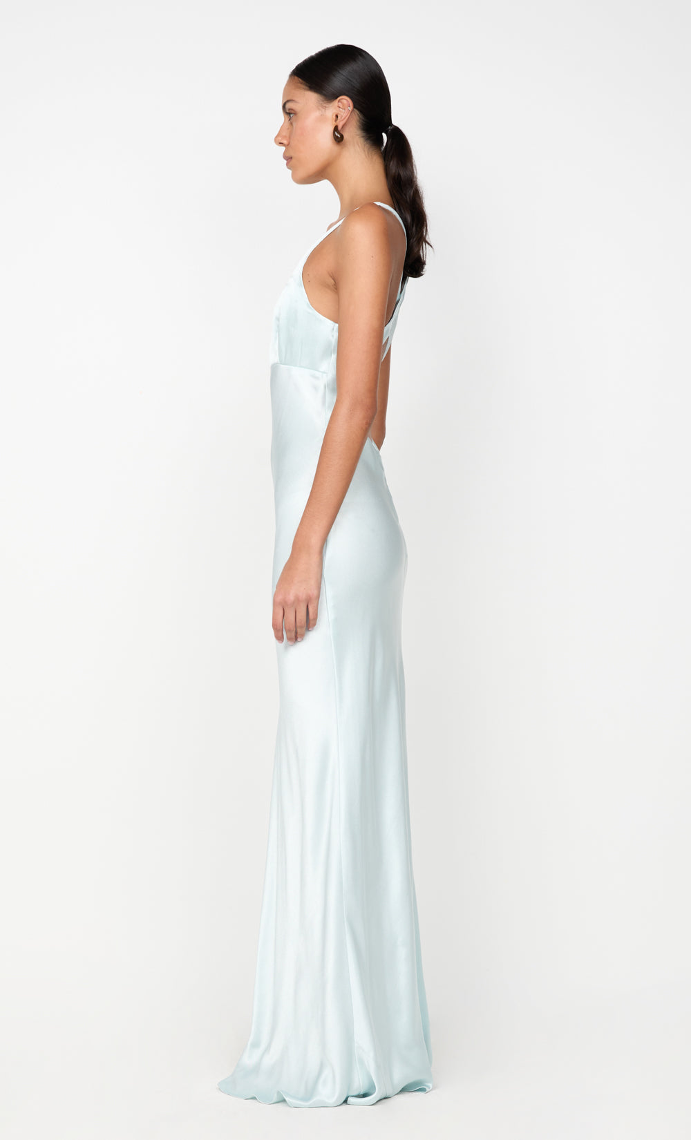 MAXINA CROSSOVER DRESS - ARCTIC BLUE