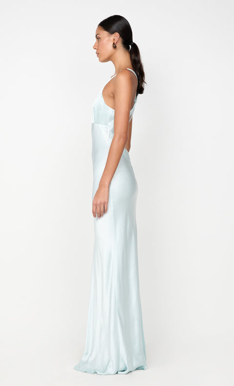 MAXINA CROSSOVER DRESS - ARCTIC BLUE