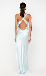 MAXINA CROSSOVER DRESS - ARCTIC BLUE