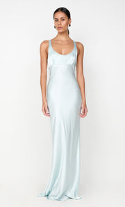 MAXINA CROSSOVER DRESS - ARCTIC BLUE