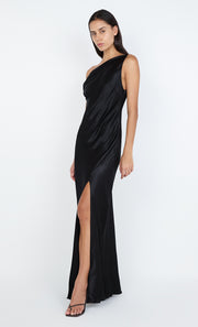 SOL ASYM DRESS - BLACK